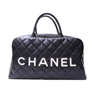 Chanel Matelasse Bag Black White